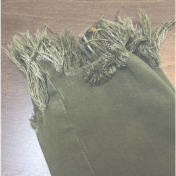 Vervet Army Green Distressed Jeans - Picture 3 of 13